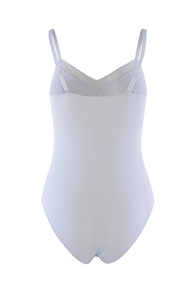 DIM Body Baumwolle Spitze Body Langarm Kurzarm