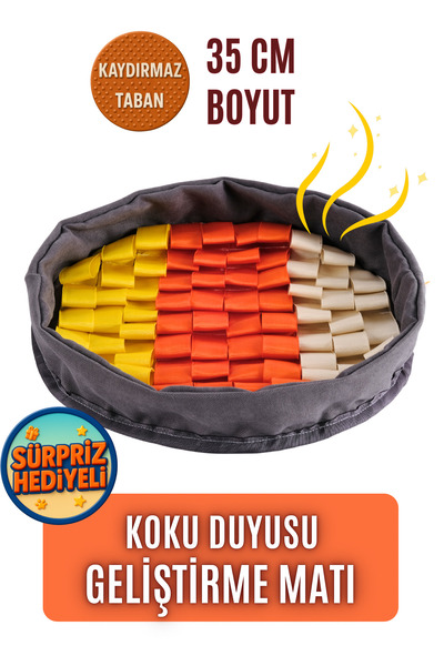 pawdaz Bulyut (35 CM) - Köpek Koku Eğitim Matı, Bulma, Koklama ve Yavaş Yeme ...