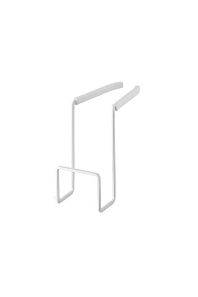 JETTING حامل إسفنجة مغسلة أبيض متين حامل إسفنجة مغسلة منظم معدني صغير للمطبخ والحمام مصرف سائل للأطباق