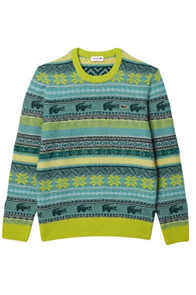 Lacoste Strickpullover Fair Isle Pullover R-Neck