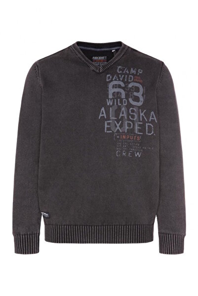 Camp David Pullover Strickpullover V-Neck