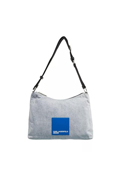 Karl Lagerfeld Denim Lg Hobo Acid Hellblau