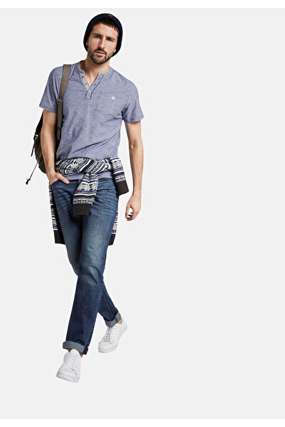 Tom Tailor Shirt Henley Shirt T-Shirt gestreift