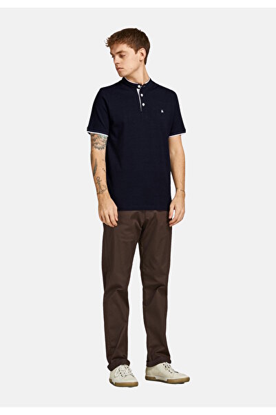 Jack & Jones Shirt T-Shirt mit Stehkragen JJEPAULOS MAO POLO