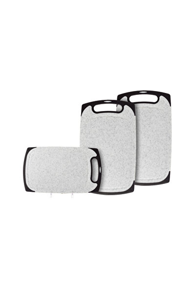 HIC مجموعة ألواح التقطيع المصنوعة من الجرانيت مكونة من 3 قطع