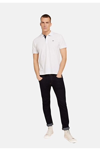 Tom Tailor Poloshirt Basic Poloshirt mit kleiner Logo-Stickerei