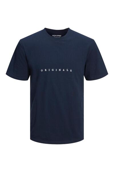 Jack & Jones Shirt T-Shirt COPENHAGEN TEE CREW NECK mit Logoprint