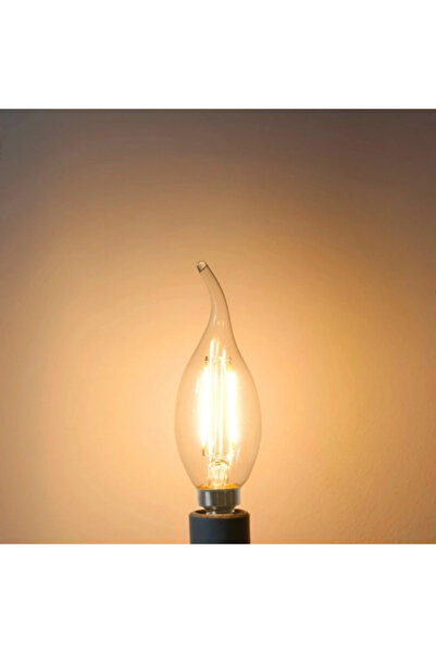 Cata CT-4064 4w E-14 Rustik Günışığı Kıvrık Alev Modelli Led Buji Ampul 3000k (TEK)