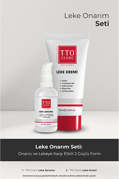 TTO CLINIC LEKE KREMİ 75ML + LEKE SERUMU 50ML