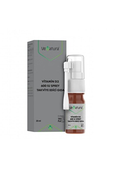 VeNatura Vitamin D3 600 Iu Sprey Takviye Edici Gıda 20ml