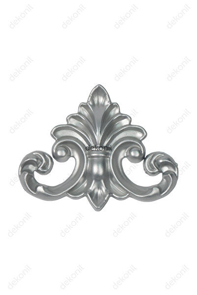 Dekonil Dekoratif Gümüş Duvar Çıta Motifi 10*12cm (1 Adet)