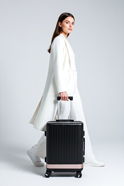 Zeplin Aura PC Policarbon Kabin Boy Valiz Siyah