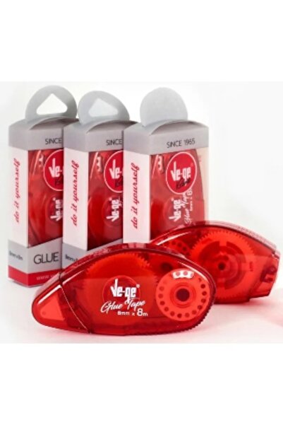 Genel Markalar Ve-ge Şerit Yapıştırıcı Glue Tape 8 Mm X 8 Metre (1 Adet) - Hı...