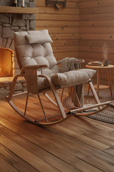 SAFDERUN LIVE SALLANIR SANDALYE Sallanan Sandalye, Metal Tv Koltuğu, Dinlenme...