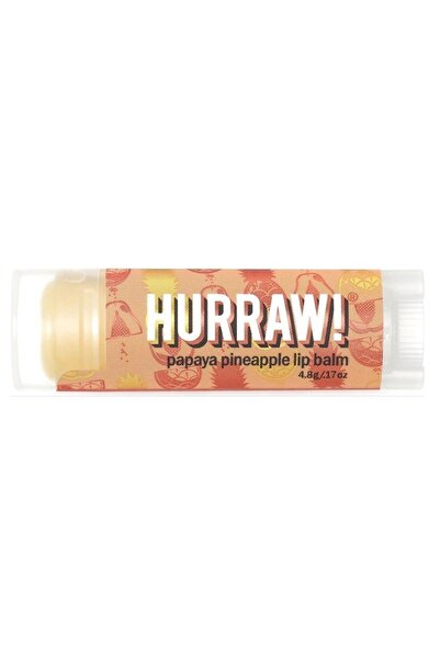 Hurraw Organik Papaya Pineapple Lip Balm