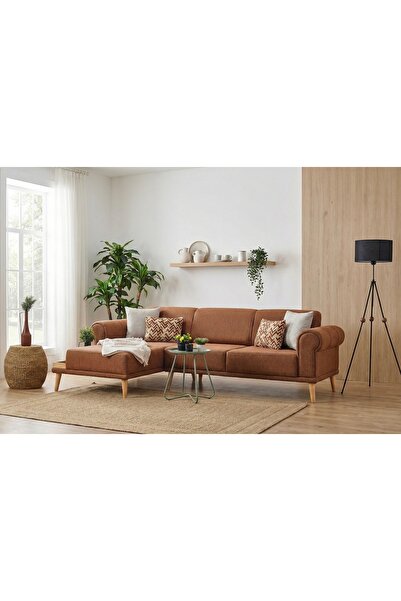 Vivense STEP KÖŞE KOLTUK, KİREMİT, SOL KÖŞE