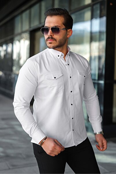 masso moda Slim Fit Jeans - Kot Erkek Gömlek Günlük Kullanıma Uygun