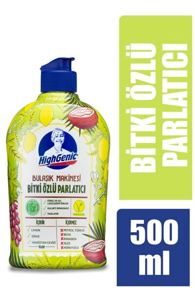 Highgenic Bitki Özlü Bulaşık Makine Parlatıcısı 500 ml