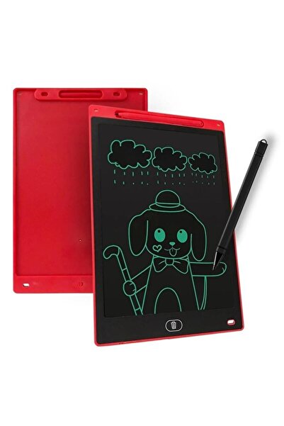Blic تابلت رقمي للكتابة للأطفال مقاس 12 بوصة، لوحة رسم LCD باللون الأحمر BTB-5