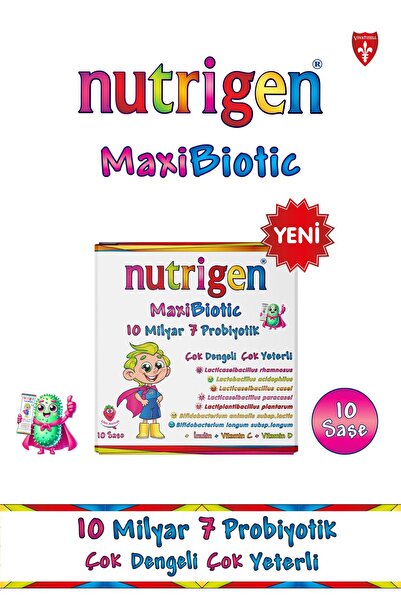 Nutrigen Maxibiotic 10 Milyar 7 Probiyotik 10 Saşe