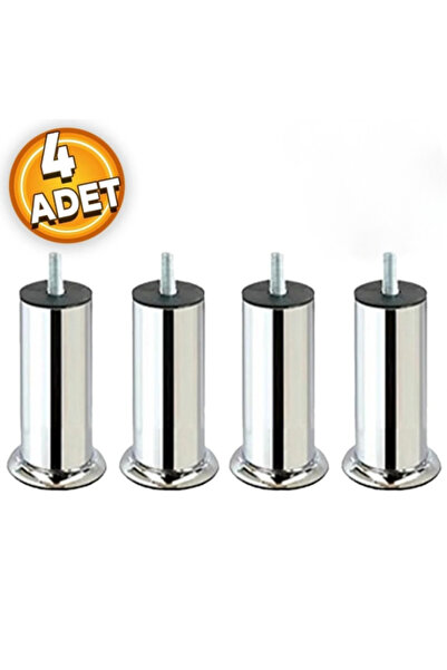 BESAFORM Mobilya Kanepe Koltuk Baza Yatak Çekyat Yükseltme Ayağı M8 Ince Diş ...