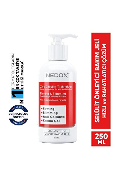 NEDOX , Sıkılaştırıcı, Selülit Karşıtı, Vücut Şekillendirici Jel 250 ml