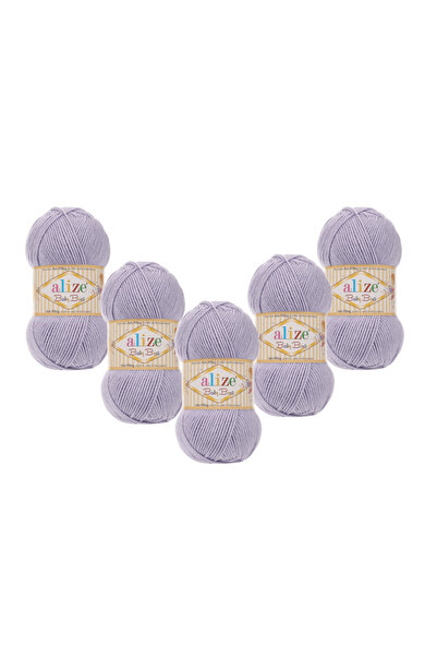 Alize 5 قطع من خليط الخيزران المضاد للتكتل من بيبي بيست 682 - 100 جرام. 240 متر