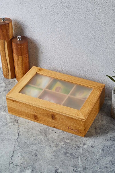 Perotti Orso Bambu 6 Bölmeli Çay Kutusu 16616