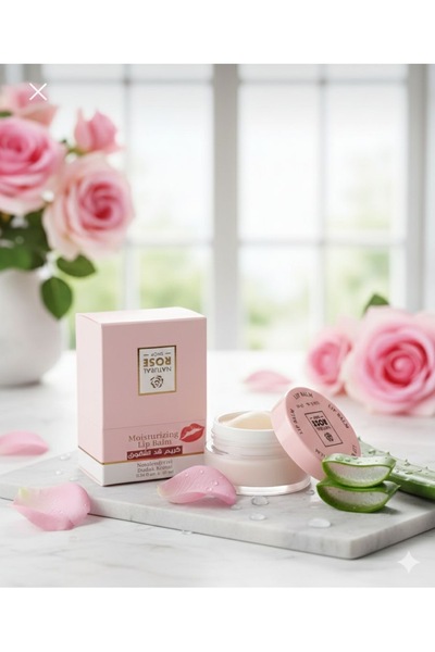 NATURAL ROSE SHOP Nemlendirici ve Besleyici Gül Özlü Dudak Kremi