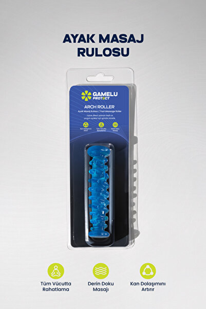 GAMELU PROTECT Ayak Masaj Rulosu (Arch Roller) – Ayak Ağrısını Azaltır & Kan ...