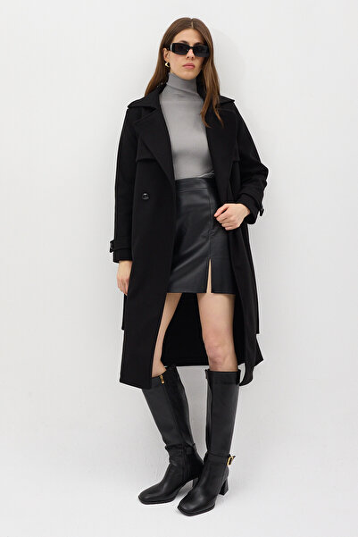 Rays 3095A Detalj dela Sa džepovima Kaput crni