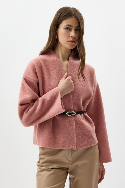 Rays 3100A Belted Jacket Rose