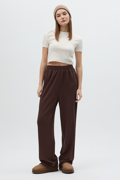 Rays 8296A Φόρμα με πλαϊνές ρίγες καφέ