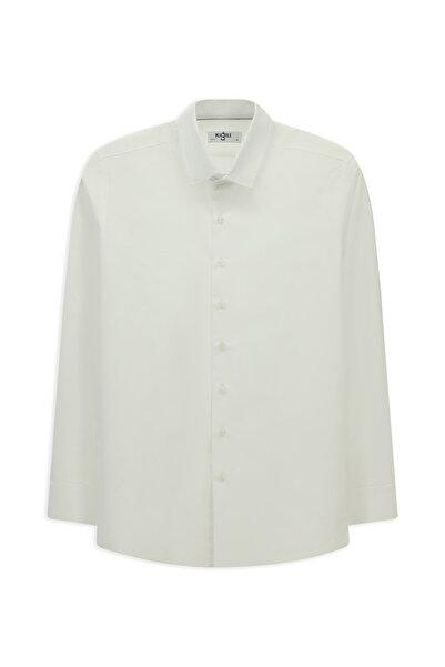 Kiğılı Μακρυμάνικο Slim Fit Slim Fit Κλασικό Βαμβακερό πουκάμισο