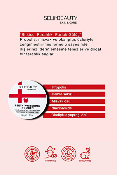 SELİNBEAUTY Skin&Care Diş Beyazlatma Tozu