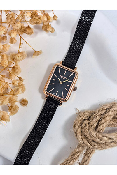 Lee Cooper Lc07815 Dikdörtgen 6 Renk Hasır Kordon Kadın Kol Saati