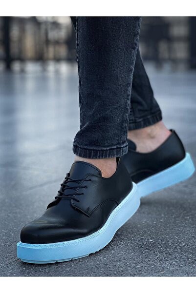 Zerenyus Classic Lace Premium Pantofi clasici pentru bărbați de zi cu zi Negr...