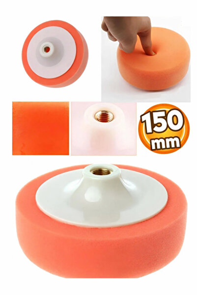 NUBLADO 150 mm Oto Araç Araba Pasta Cila Polisaj Süngeri Zımpara Tabanlı Turu...