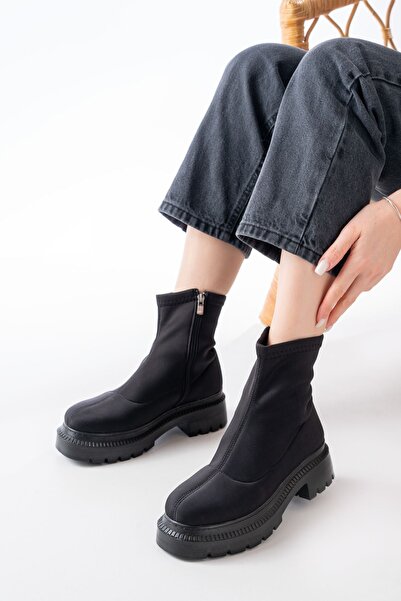 Zerenyus ZRİN-2011 حذاء نسائي يومي فاخر بسحاب