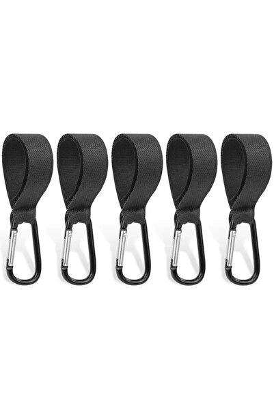 Choice 5 قطع من مشابك خطاف عربة الأطفال المصنوعة من سبائك الألومنيوم، منظم عر...