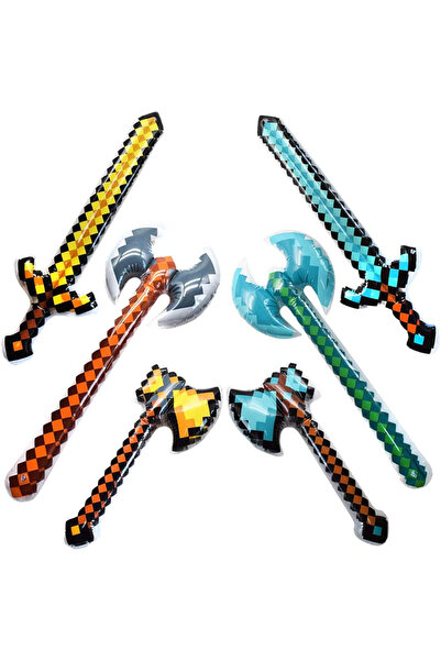 Choice 6 قطع - 6 قطع - 8 قطع - دعائم سيوف قابلة للنفخ - للهالوين، والكرنفال، ولعب الأدوار، وحفلات أعياد الميلاد