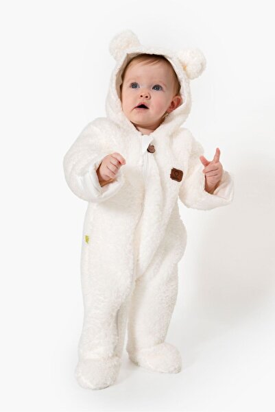 Kuarks Unisex Bebek Welsoft Penye Astarlı Kendinden Eldivenli Bebek Astronot ...