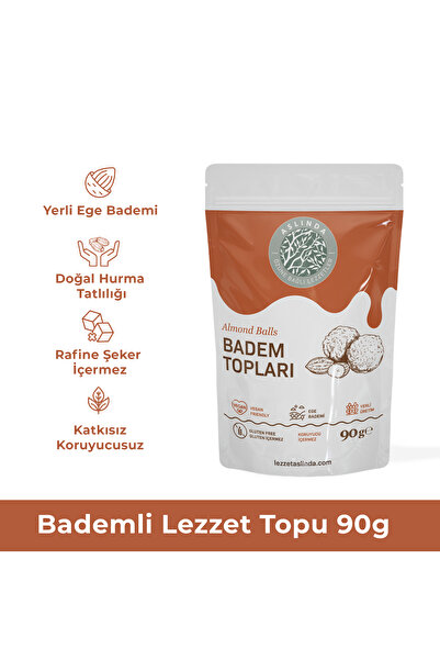 Badem Topları 90 g – Doğal Atıştırmalık