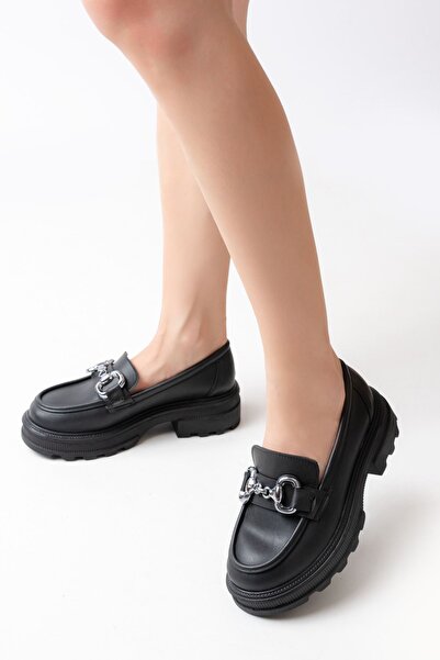 Zerenyus ZRİN-773 Premium Μαύρο Ορθοπεδικό Loafer με Ψηλή Σόλα