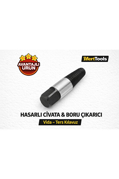 Genel Markalar Ters Kılavuz Hasarlı Civata ve Boru Çıkarıcı M35–M50 | Kırık Vida Sökme Aparatı