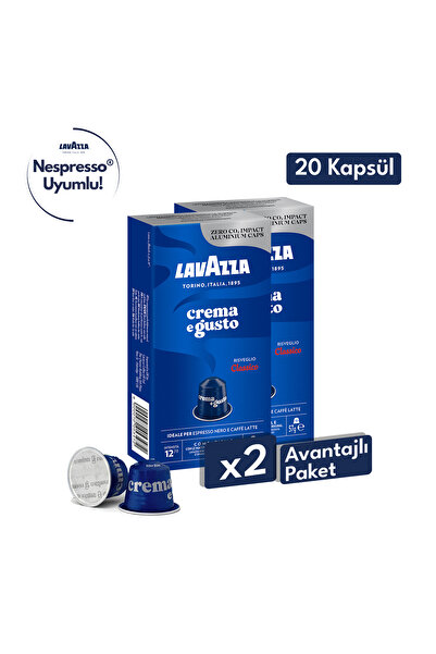 LavAzza Crema e Gusto 56gr Nespresso® Uyumlu Alüminyum Kapsül x2