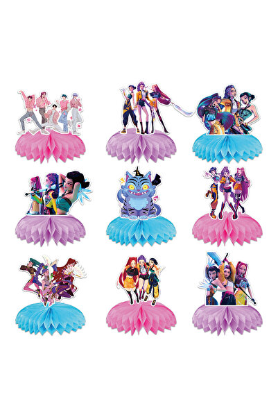 Choice 9 قطع من زينة شخصيات أنمي صائد الشياطين من الكيبوب، زينة عيد ميلاد للأ...