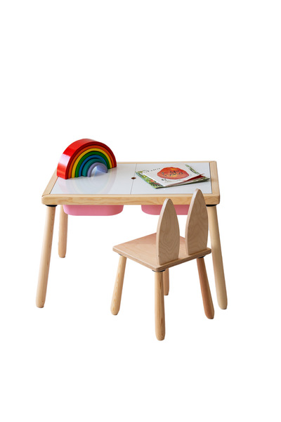 Woodnjoy Duyusal Oyun Masası + 1 Sandalye