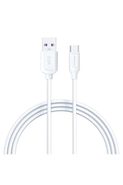 Syrox C69 2.0A 20cm USB-A - Type-C Şarj & Data Kablosu - Beyaz