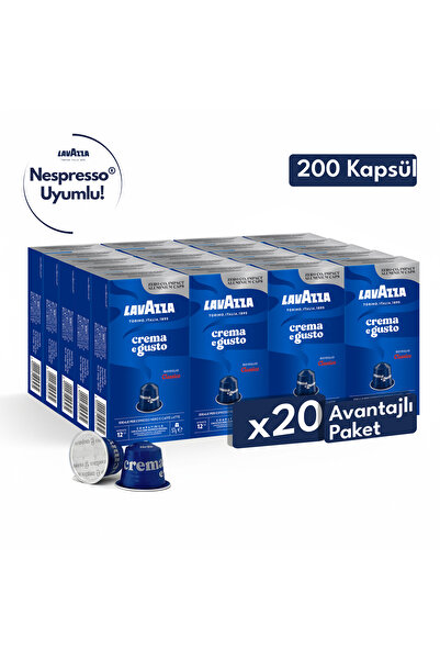 LavAzza Crema e Gusto 56gr Nespresso® Uyumlu Alüminyum Kapsül x20